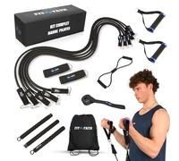 FIT-FATH-Kit Élastiques de Musculation-120kg-Bandes Fitness-Renforcement Musculaire-Prise de Masse-Musculation a Domicile-Pilates-Ensemble Élastique Sport pour Entraînement Complet-Crossfit