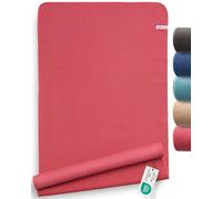 Fit-Flip Serviette de Yoga antidérapante avec Picots - Couverture hygiénique pour Tapis de Yoga - Serviettes en Microfibre à séchage Rapide - comme Serviette Sport et Pilates - Raspberry 185 x 63