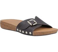 Fit Flop - Sandale de bain pour femme, cuir FS11682 (39,5 EU) (Marron chocolat)