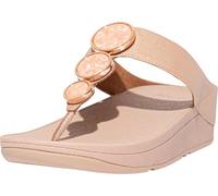 Fit Flop - sandales "Halo" à paillettes pour femmes, tongs GT8026 (37 EU) (Beige)