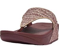 Fit Flop - Sandales pour femmes "Lulu", chatoyantes, tissu, tongs GT6144 (36 EU) (Marron)