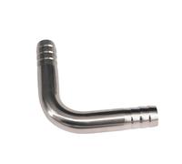 Fit for 19mm /D Hose Barbed 304 Stainless Steel 90 Degree Elbow Pipe Fitting Connnector