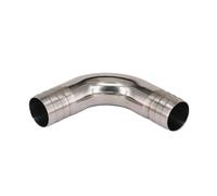 Fit for 51mm 2" I/D Hose Barbed 304 Stainless Steel 90 Degree Elbow Pipe Fitting Connnector