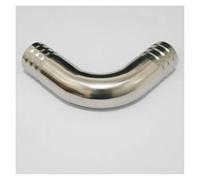 Fit for 63mm 2.5" I/D Hose Barbed 304 Stainless Steel 90 Degree Elbow Pipe Fitting Connnector