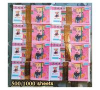 Fit for Ancestral Money Spirit Money - 500/1000 feuilles de billets de banque bien informés pour les offrandes funéraires et les bénédictions des ancêtres (dollars, 1 000 feuilles)