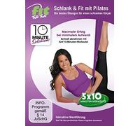 FIT FOR FUN-10 MINUTE SOLUTION-SCHLANK & FIT MIT PILATES DVD SPORT/FITNESS NEUF