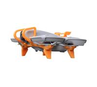 Fit for Neo Gimbal Bumper Crash Bar Folding Height Increase Kickstand Tail Fin Set Drone Protection Accessories Orange Black(Orange)