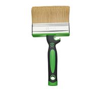 Fit for the Job Brosse pour blocs de hangars et clôtures de grande capacité de 4 pouces pour la peinture rapide des hangars et clôtures et autres travaux en bois