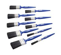 Fit For The Job No Bristle Loss 10 Piece DIY Paint Brush Set for A Smooth Finish with Emulsion, Gloss & Satin Paints on Walls, Ceilings, Furniture, Wood & Metal- 2X 0.5, 3X 1, 3X 1.5, 3X 2 Brushes