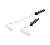 Fit For The Job Lot de 4 mini-rouleaux multi-surfaces 100 mm et monture