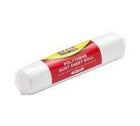 Fit For The Job Rouleau de bâche protection polyéthylène (2m x 25m) 50 m², anti-poussière et imperméable, couvre et protège sols et meubles contre déversements et éclaboussures de la peinture