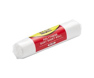 Fit For The Job Rouleau de bâche protection polyéthylène (2m x 25m) 50 m², anti-poussière et imperméable, couvre et protège sols et meubles contre déversements et éclaboussures de la peinture