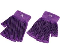 Fit Grippy Gants De Yoga Avec Design Ferme Sans Doigts Taille Unique Gants De Yoga Avec Poignées Pour Homme Et Femme Gris.[B2178]