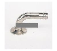 Fit Hose I/D 89mm Barbed 304 Stainless Steel Ferrule OD 106mm Ferrule 90 Degree Elbow Pipe Fitting