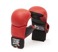 LEONE 1947, Gants de Karaté, Adulte Unisexe, Rouge, L, GK096