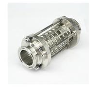 Fit Pipe OD 51mm Tri Clamp 2" SUS304 Stainless Steel Flow Sight Glass Dipoter With Cover For Homebrew