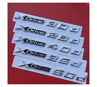 Fit pour BMW NOUVEAU X1 X3 x4 X5 x3 x3 x-xdrive 20D 28D 30D 50D 20i 25i 28i 30i 35i 40i 48I 50i Fender Emblem Badge Autocollant de style voiture ( Color Name : New font x 1pc , Style : XDrive 25d )