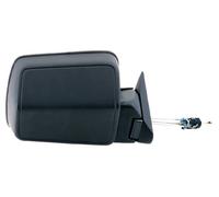 Fit System Passenger Side Mirror for Jeep Cherokee/Wagoneer, Comanche, Black, Spring Loaded, Manual Remote