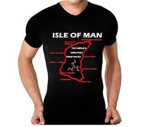 FIT T-Shirt Maglia Moto Tourist Trophy Isle of Mens T Tshirt Maglietta