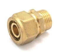 Fit Tube I.DxO.D 20x25mm - 1" BSP Male Brass Pipe Fitting Solar Water Heater