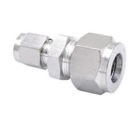 Fit Tube O.D 1/4''-1/2'' 304 Stainless Reducer Sleeve Ferrule Pneumatic Air Connector Pipe Adapter YZWRWRMKTB