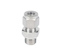 Fit Tube O/D 10mm To M16x1.5 Male 304 Stainless Ferrule Pneumatic Air Compression Fitting YZWRWRMKTB