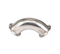 Fit Tube O/D 19mm Tri Clamp 1.5" Ferrule OD 50.5mm 304 Stainless Steel 90 Degree Elbow YZWRWRMKTB