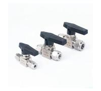 Fit Tube O.D 3/4/6/8/10/12/14/16/18/20mm 1/8" 1/4" 3/8" 1/2" 304 Stainless Compression Fitting Shut off Ball Valve PN 6.4(3/4")