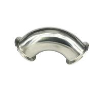 Fit Tube O/D 45mm Tri Clamp 2" Ferrule OD 64mm 304 Stainless Steel 90 Degree Elbow Connector Adapter Homebrew