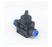 Fit Tube O/D 4mm Pneumatic Hand Shut Off Valve Push in Connector Quick Release Air Fitting