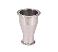 Fit Tube O.D 63mm-38mm Tri Clamp 2.5"-1.5" Ferrule O.D 77.5-50.5mm 304 Stainless Steel Ferrule Pipe Fitting Reducer