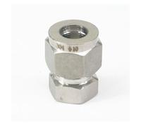 Fit Tube OD 10mm 304 Stainless Steel End Cap Pipe Ferrule Pneumatic Air Connector Fitting Adapter