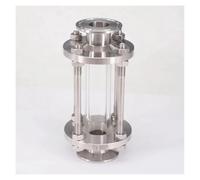 Fit Tube OD 25mm Tri Clamp 1.5" 304 Stainless Steel Fitting Flow Sight Glass For Homebrew