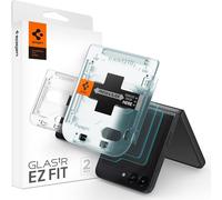Fit Verre Trempé Pour Samsung Galaxy Z Flip 5,2 Pièces,Kit D'installation Inclus,Dureté 9h,Résistant Aux Rayures