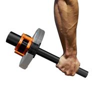 Fitarc Barre de poignet, renforcement de l'avant-bras, barre de préhension pour plaque olympique de 5,1 cm, entraînement de rotation