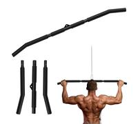 Fitarc Barre de tirage lat 102 cm, poignée antidérapante sur toute la longueur, barre Lat Pulldown pour machine à poulies, prise étroite et large