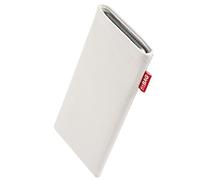 fitBAG Beat Blanc en Cuir Nappa intérieur Pochette customisée adaptée Housse de Protection pour Ledger Flex | Nettoyage de l’écran | Fabriqué en Allemagne