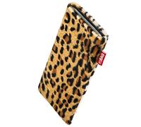 fitBAG Bonga Léopard en Imitation Fourrure Pochette customisée adaptée Housse de Protection pour Ledger STAX | Nettoyage de l’écran | Fabriqué en Allemagne