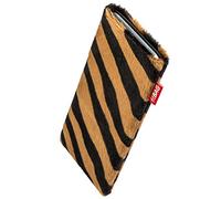 fitBAG Bonga Tigre en Imitation Fourrure Pochette customisée adaptée Housse de Protection pour Ledger Flex | Nettoyage de l’écran | Fabriqué en Allemagne