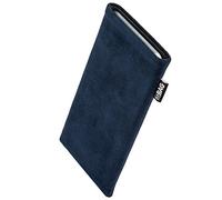 fitBAG Classic Bleu Pochette customisée adaptée Housse de Protection pour ZTE Nubia Z80 Ultra | Nettoyage de l’écran | Fabriqué en Allemagne