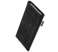 fitBAG Classic Noir Pochette customisée adaptée Housse de Protection pour Ledger STAX | Nettoyage de l’écran | Fabriqué en Allemagne