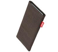 fitBAG Jive Marron en Tissu Pochette customisée adaptée Housse de Protection pour Ledger Flex | Nettoyage de l’écran | Fabriqué en Allemagne