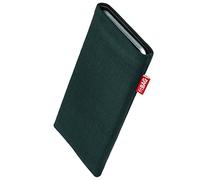 fitBAG Rave Vert en Tissu Pochette customisée adaptée Housse de Protection pour Blackberry Key One/KeyOne | Nettoyage de l’écran | Fabriqué en Allemagne