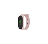 Fitband - Bracelet de fitness Connecté Tracker d'activités & fréquence cardiaque Discret et Léger, longue autonomie - Beige