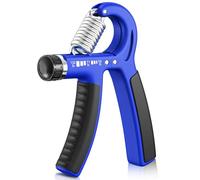 FitBeast Grip Strengthener Forearm Strengthener, Adjustable Hand Grip for Strength Training & Rehabilitation, 10-132 lbs Resistance, Ideal for Athletes and Physical Therapy (1 Piece Dark Blue)