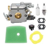 FitBest C1Q-EL24 Kit carburateur pour débroussailleuse Husqvarna 123-327 - Remplace 503283401, 530071632, 588171156 - Comprend filtre à air, conduite de carburant, bougie d'allumage et plus encore