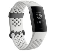 FITBIT Bracelet connecté Sport Charge 3 - Spéciale édition - Blanc givré et graphite