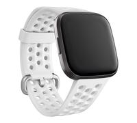 Fitbit Bracelet Sport silicone pour Fitbit Versa / Versa 2 / Versa Lite Taille S Blanc Blanc