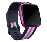 Fitbit Bracelet Woven pour Fitbit Versa / Versa 2 / Versa Lite Taille S Navy / Mulberry Multicolore