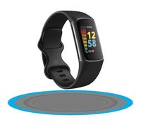 FITBIT Charge 5 - Bracelet d'activité - 6 mois d'abonnement à Premium - Noir